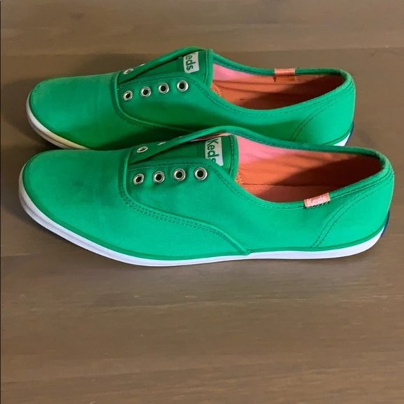 Keds x Champion Green Canvas Shoes - Women’s Size 7 - Picture 4 of 7